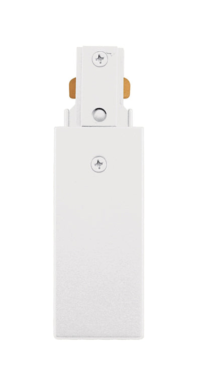 Juno Trac-Lites R38 End Feed Connector For Track Lighting White  