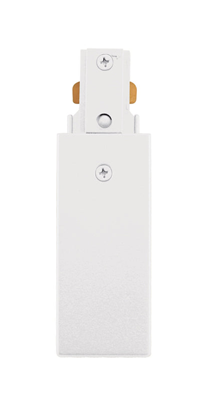 Juno Trac-Lites R38 End Feed Connector For Track Lighting White  