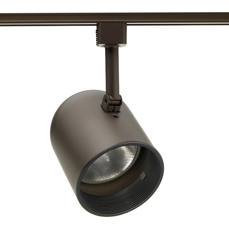 Juno Trac-Lites Round Back Cylinder Series BR30/PAR30L LED Track Light Head Bronze  