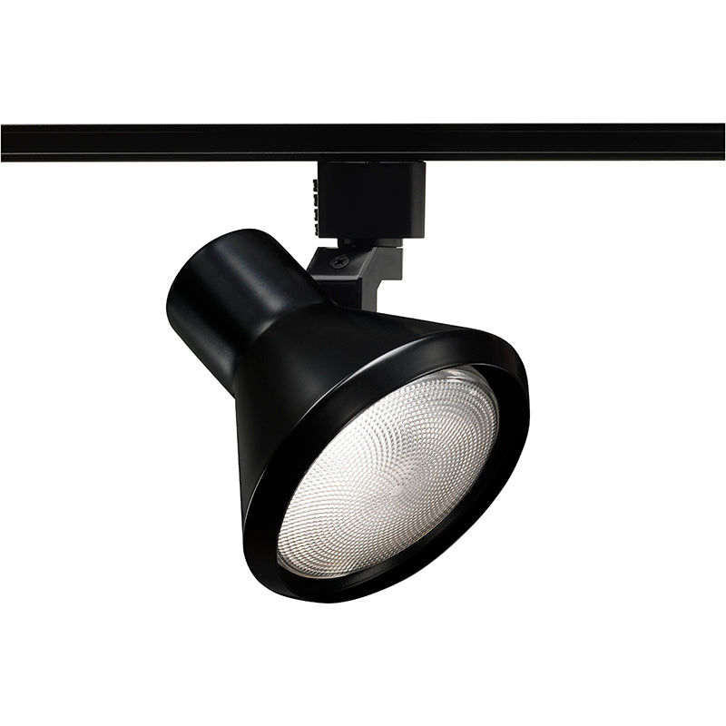 Juno Trac-Lites Flared Step Series PAR38 LED Track Light Head Black  