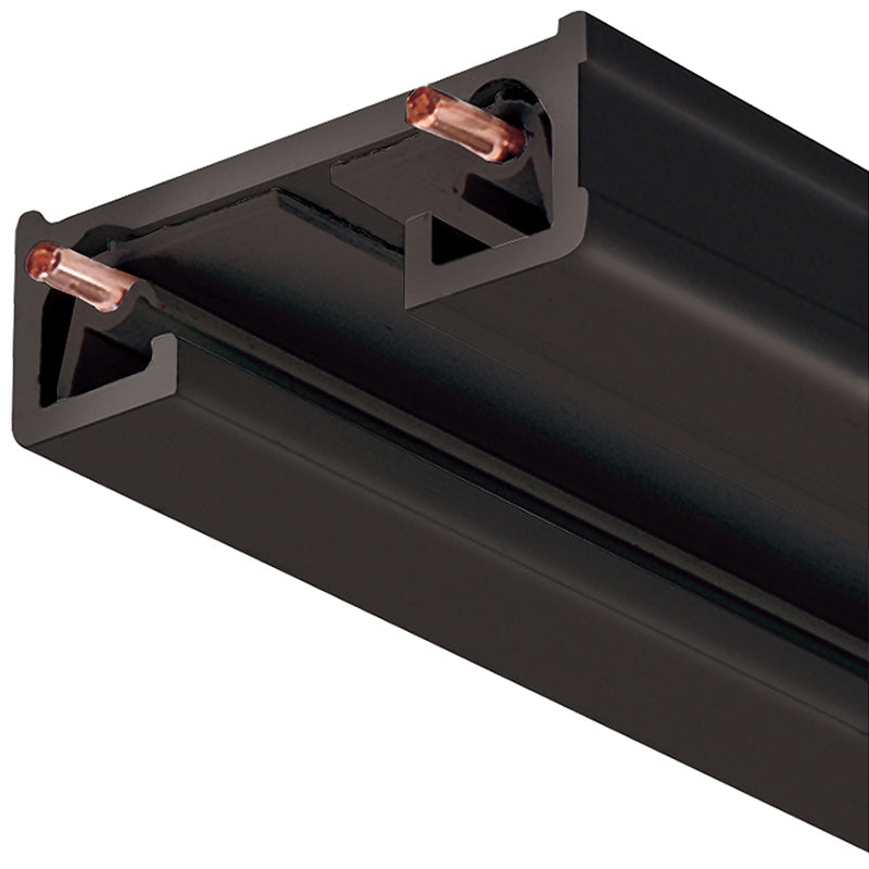 Juno Trac-Lites R 6FT 6 Foot 120 Volt Tracking Lighting Section Black 6 Foot 