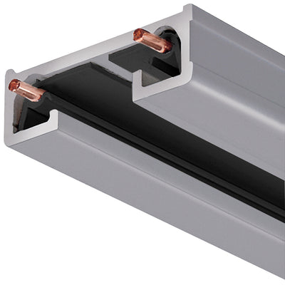 Juno Trac-Lites R 6FT 6 Foot 120 Volt Tracking Lighting Section Silver 6 Foot 