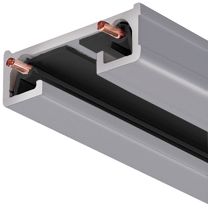 Juno Trac-Lites R 6FT 6 Foot 120 Volt Tracking Lighting Section Silver 6 Foot 