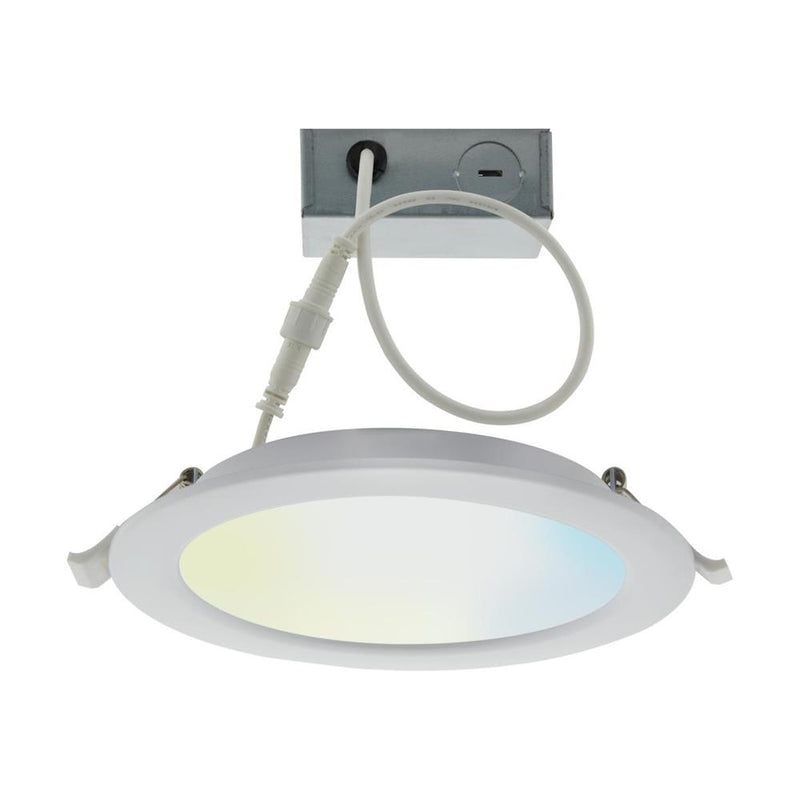 Satco 6 Inch 12 Watt Starfish LED Tunable White 120V Edgelit Downlight Remote Driver Selectable White 