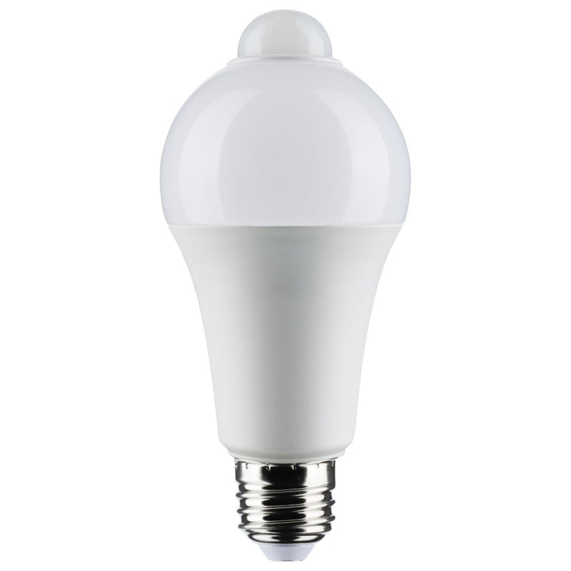 12 Watt LED PIR Motion Sensor A19 Light Bulb Green Electrical Supply