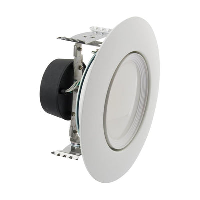 Satco 5 and 6 Inch 11 Watt LED Color Selectable 120V Gimbal Downlight Retrofit Selectable White 