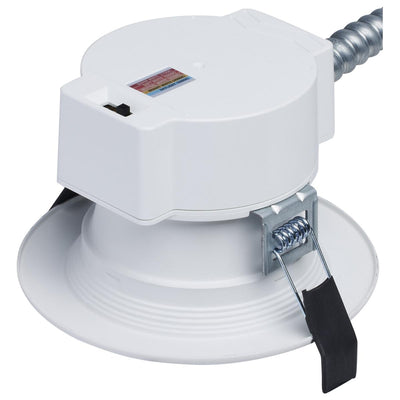 Satco 4 Inch 12 Watt LED New Construction Commercial Downlight 2700/3000/3500/4000/5000K   