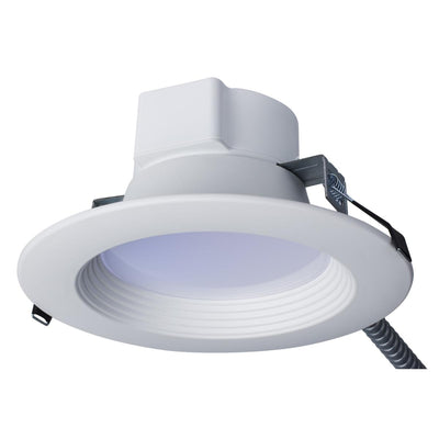 Satco 6 Inch 15 Watt LED New Construction Commercial Downlight 2700/3000/3500/4000/5000K   