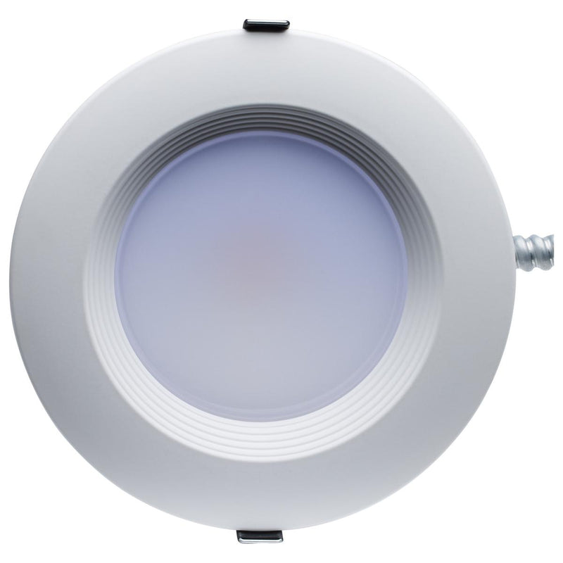 Satco 6 Inch 15 Watt LED New Construction Commercial Downlight 2700/3000/3500/4000/5000K   