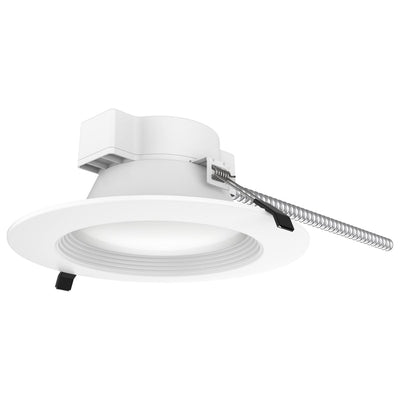 Satco 8 Inch 22 Watt LED New Construction Commercial Downlight 2700/3000/3500/4000/5000K Selectable  