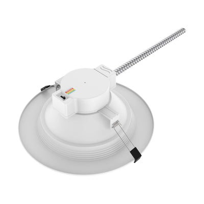 Satco 10 Inch 30 Watt LED New Construction Commercial Downlight 2700/3000/3500/4000/5000K   