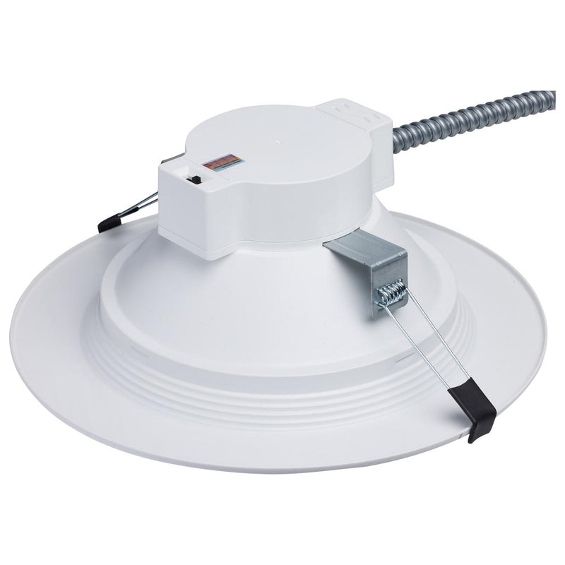 Satco 10 Inch 30 Watt LED New Construction Commercial Downlight 2700/3000/3500/4000/5000K   