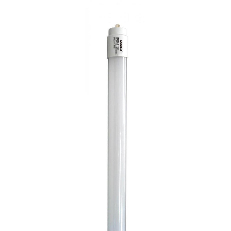 Satco 6 Foot 24 Watt Double Ended Bypass 3200 Lumen Fa8 LED T8 Tube Light 4000K 4000K Cool White  