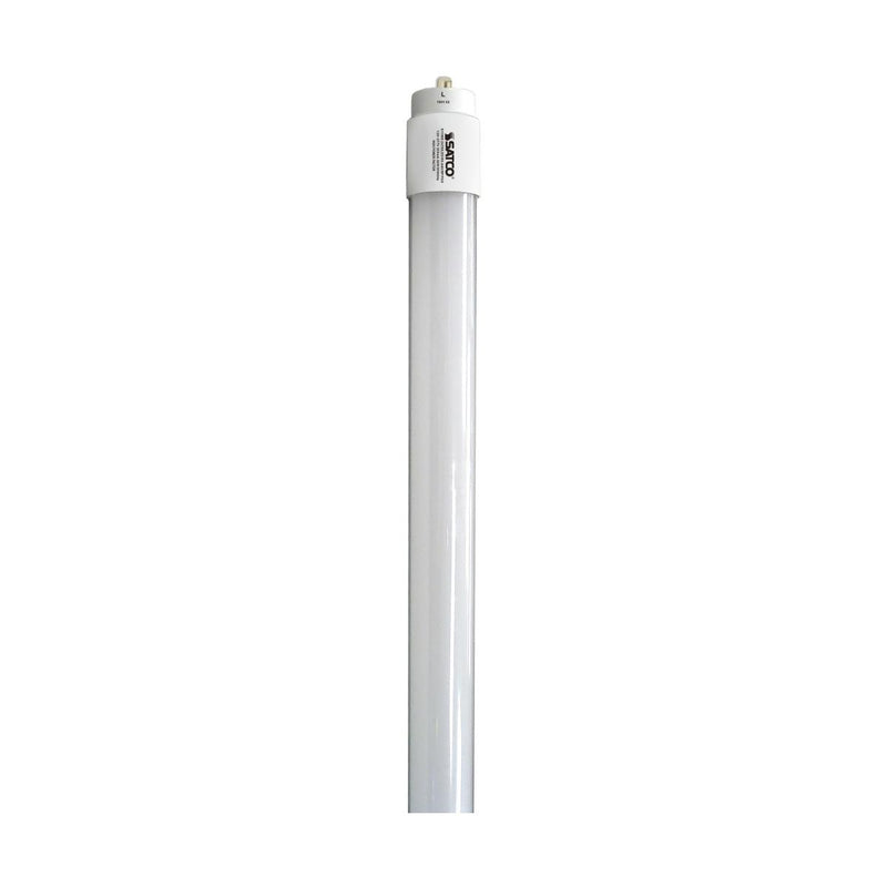 Satco 8 Foot 24 Watt LED Double Ended Ballast Bypass Fa8 Base Tube Light 4000K Cool White  