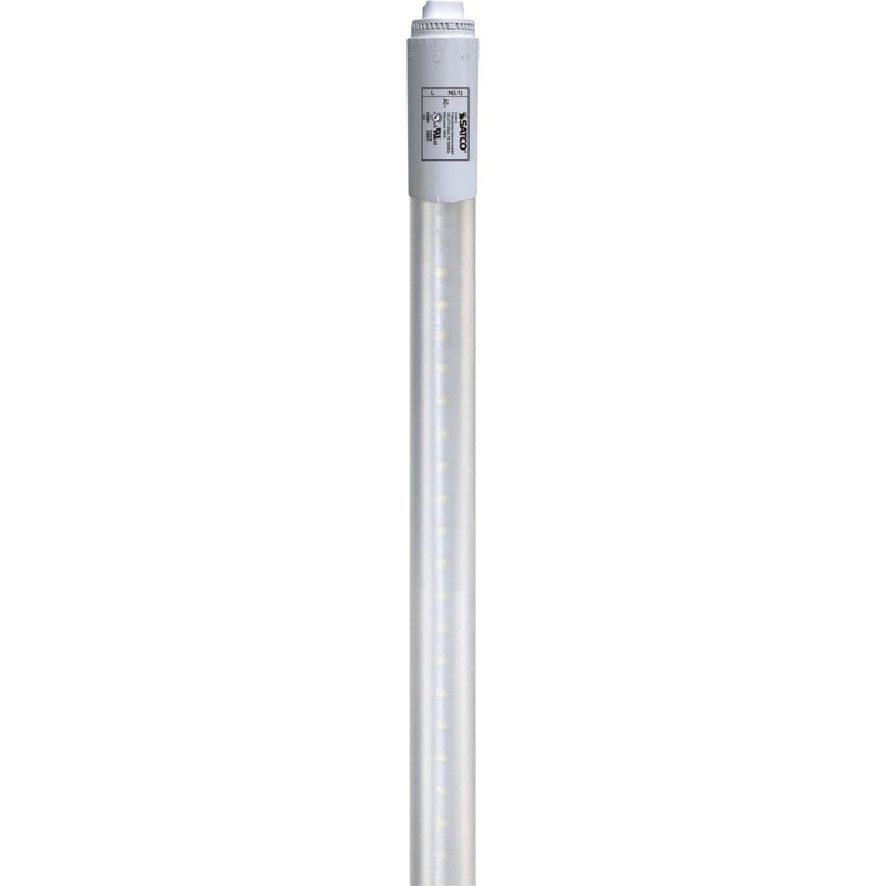 Satco 18 Inch 7 Watt R17d 360 Degree Single Ended Ballast ByPass LED Sign Tube 4000K Cool White  