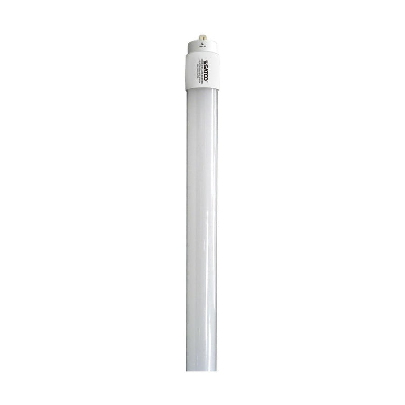 Satco 8 Foot 40 Watt Fa8 LED Double Ended Bypass T8 Tube Light 6500K Daylight  