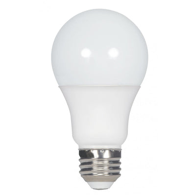 Satco 12 Watt 1100 Lumen LED A19 Enclosed Fixture Rated Light Bulb 3000K Warm White  