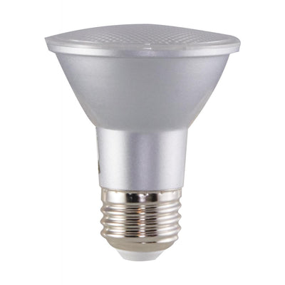 Satco 7 Watt 520 Lumen 25 Degree Beam Dimmable LED PAR20 Narrow Flood Light Bulb 90 CRI 120V   