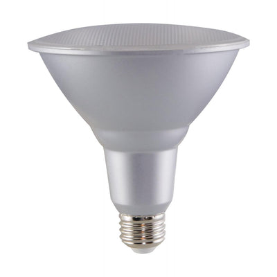 Satco 15 Watt 1200 Lumen 40 Degree Beam Dimmable LED PAR38 Flood Light Bulb 90 CRI 120V   