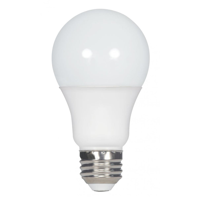 Satco 11 Watt 1100 Lumen Enclosed Fixture Rated Dimmable LED A19 Light Bulb 2700K Warm White  