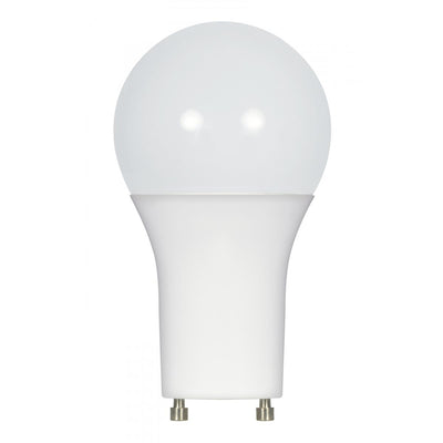 Satco 11 Watt 1100 Lumen GU24 Base Enclosed Fixture Rated Dimmable LED A19 Light Bulb 2700K 2700K Warm White  