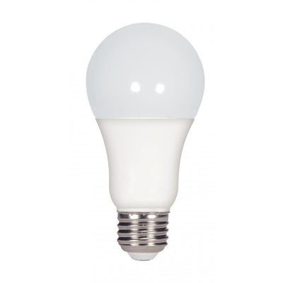 Satco 15 Watt 1600 Lumen Enclosed Fixture Rated Dimmable LED A19 Light Bulb 2700K Warm White  