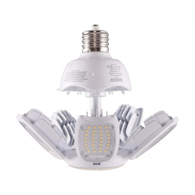 Satco 75 Watt 10500 Lumen Hi-Pro LED Multi-Beam Adjustable Lamp 120-277V EX39 Mogul Base 5000K   