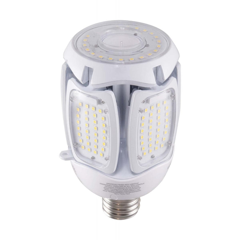 Satco 75 Watt 10500 Lumen Hi-Pro LED Multi-Beam Adjustable Lamp 120-277V EX39 Mogul Base 5000K 5000K Daylight  
