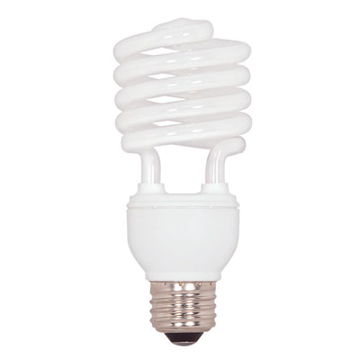 Satco 23 Watt T2 Mini Spiral Compact Fluorescent Light Bulb 2700K Warm White  