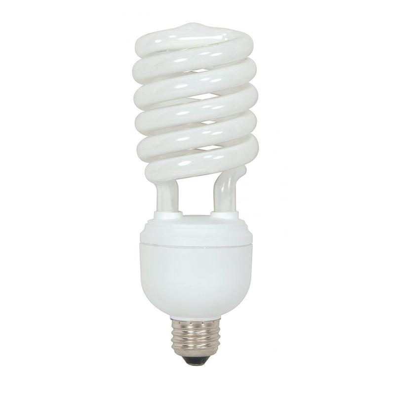 Satco 40 Watt Spiral E26 Medium Base Compact Fluorescent Light Bulb 2700K Warm White  