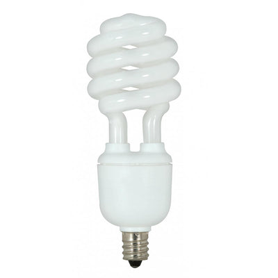 Satco 13 Watt Compact Fluorescent Candelabra Base Light Bulb 2700K Warm White  