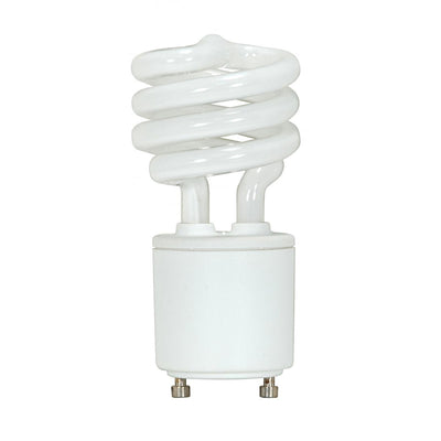 Satco 11 Watt GU24 Base Compact Fluorescent Light Bulb 2700K Warm White  