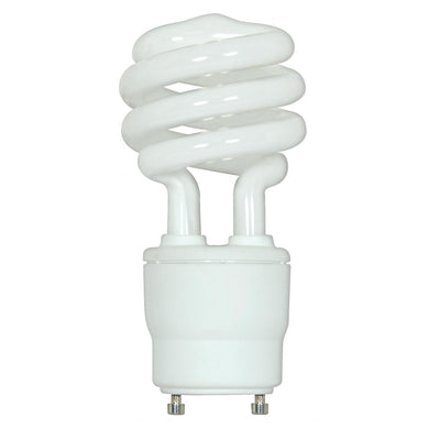 Satco 15 Watt GU24 Base Compact Fluorescent Light Bulb 2700K Warm White  