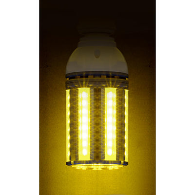 Satco 18 Watt E26 Base 120-277V LED Corn Cob Retrofit Amber Light Output   