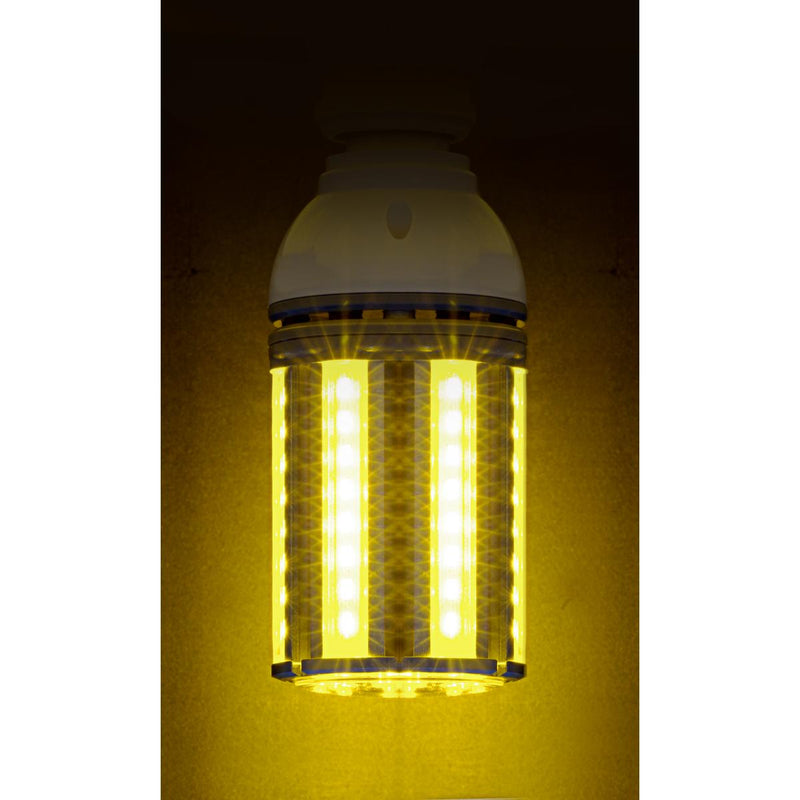 Satco 18 Watt E26 Base 120-277V LED Corn Cob Retrofit Amber Light Output   