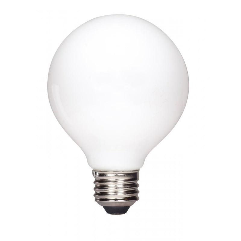 Satco 4.5 Watt Frosted 120 Volt LED G25 Globe Filament Bulb 2700K Warm White  