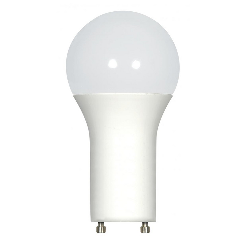 Satco 10 Watt 800 Lumen GU24 Base Dimmable Enclosed Fixture Rated A19 LED Light Bulb 2700K Warm White  