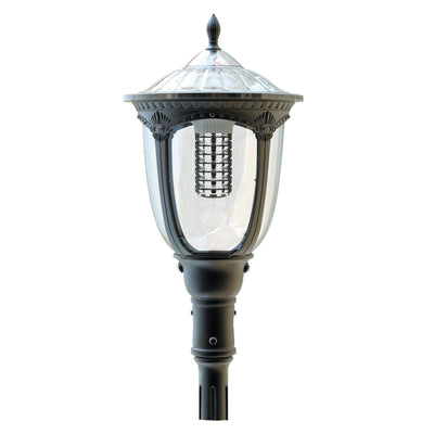 Light Efficient Design 20 Watt Solera Solar Light LED Post Top Light Fixture 4000K 4000K Cool White  