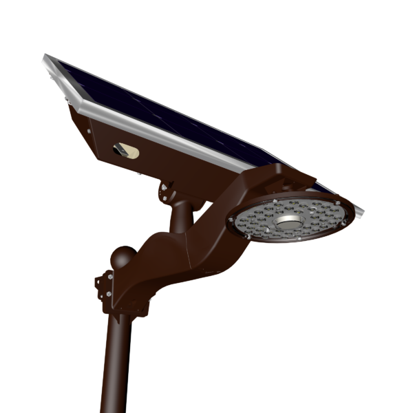 Soltech Lighting 20 Watt Cegonia Solar Light Powered LED Area Light Trunnion Mount 3000K Warm White Bronze 