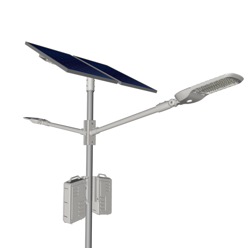 Soltech Lighting 50 Watt Satelis Solar Light Powered 30AH LED T3 Area Light 3000K Warm White Type III Bronze