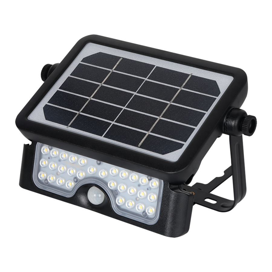 10 Watt SolPad Solar Light Powered LED Flood Light with Lamp Post Mount, image size:900x900