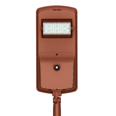 Soltech Lighting 50 Watt Sunlike Solar Light Powered LED Area Light Slipfitter Mount 3000K Warm White Type III Bronze