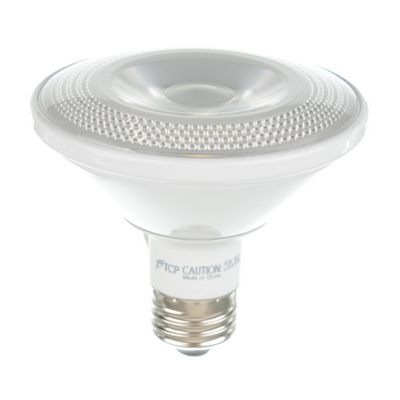 TCP 10 Watt 15 Degree Beam Dimmable Short Neck LED PAR30 Spot Flood Light Bulb 3000K Warm White  