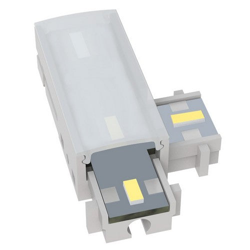 Morris Products Tee Left LED 12V Linkable Magnetic Base Under Cabinet Connector 3000K Warm White  