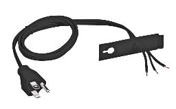 Juno 6 Foot Cord and Plug For Under Cabinet Light Fixture Black  