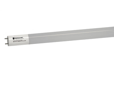 Universal Lighting 2 Foot 8 Watt 1250 Lumen Ballast Compatible T8 LED Tube 3500K Bright White  