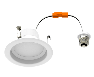 Keystone Technologies 4 Inch 8 Watt Aviva Residential Can Retrofit LED Color Selectable Downlight 2700/3000/3500/4000/5000K Selectable
