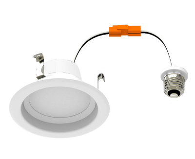 Keystone Technologies 4 Inch 8 Watt Residential Can Retrofit LED Color Selectable Downlight 2700/3000/3500/4000/5000K Selectable  
