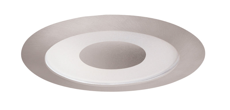 Juno 4 Inch Frosted Recessed Light Lens Trim Chrome  