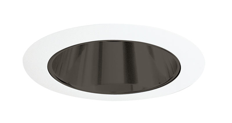 Juno 17 BWH 4 Inch Black Alzak Round Cone Reflector White Trim Black  